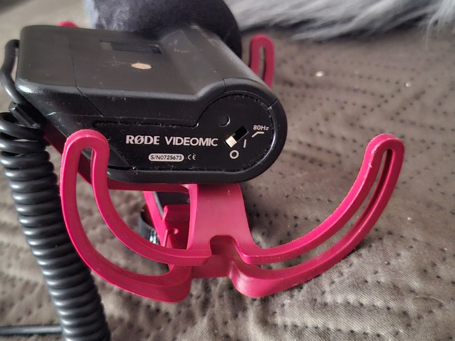 Microfone Rode Videomic com deadcat