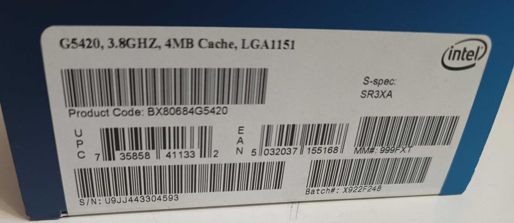 Procesor Intel Pentium G5420