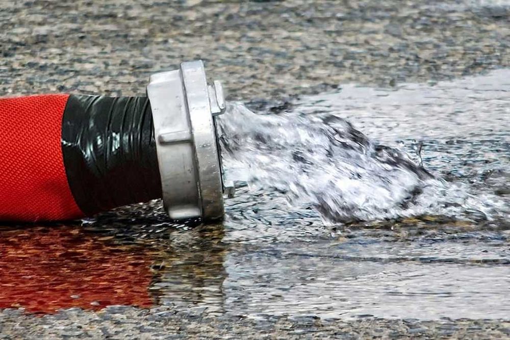 WĄŻ STRAŻACKI PARCIANY DO Wody Brudnej Szamba 3 CALE 30M Ze Złączkami