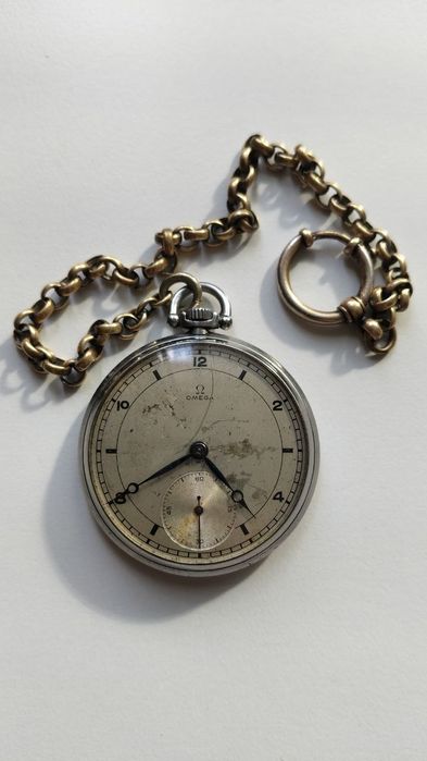 Карманные часы Omega art deco, 1930-год.