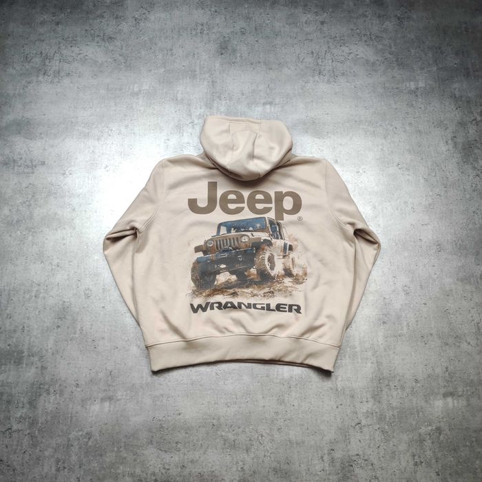 MĘSKA Bluza PREMIUM z Kapturem Hoodie Oficjalna Bawełna Jeep Wrangler