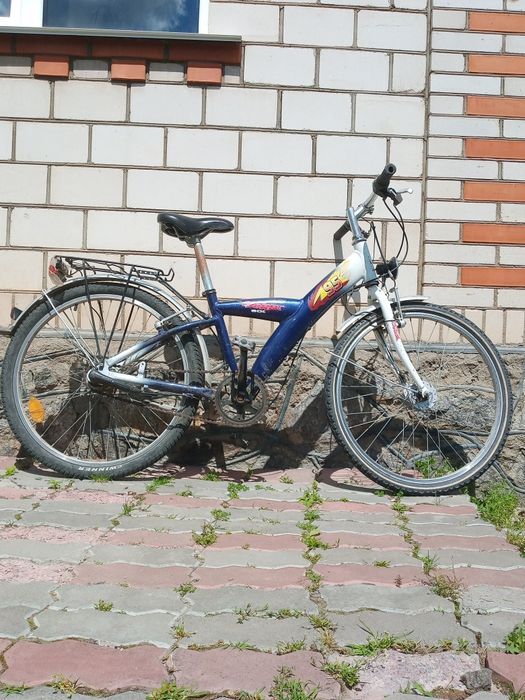 Велосипед 24" Zero 95, 3 швидкості, з багажником»