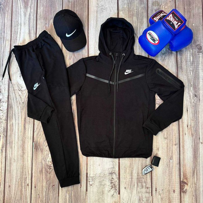 Спортивный костюм мужской Nike Tech + Футболка весенний осенний Найк: 1 ...