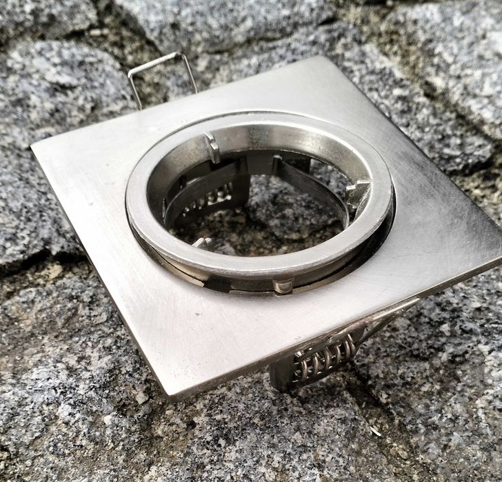 Spot / Aro / Foco de Embutir Fixo em Níquel