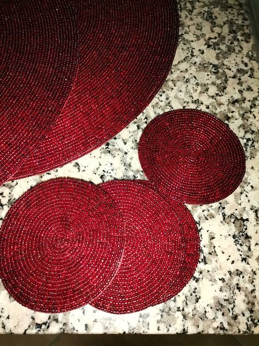 Individuais+bases para copos+porta guardanapos