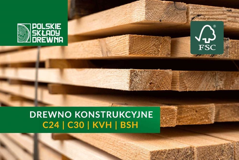 DREWNO KONSTRUKCYJNE -  cała Polska | Transport | C24 C30 KVH BSH
