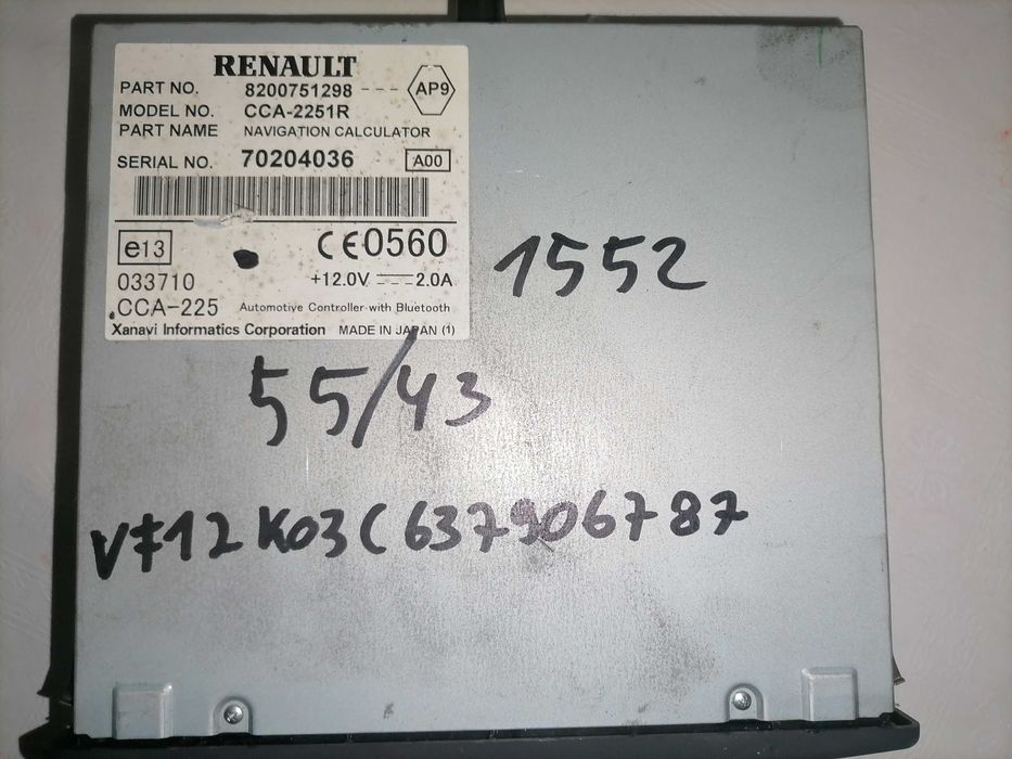 GPS Renault Navigator Renault Espace 4