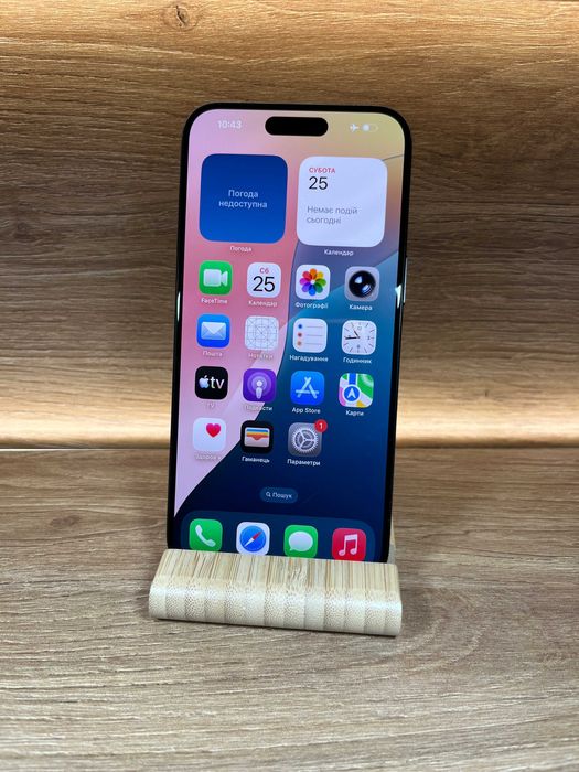 Apple iPhone 15 Pro Max 256 Black!!! АКБ: 100%! З США!!! №: 6739!! Стан гарний!! Айфон купити оригінал !!