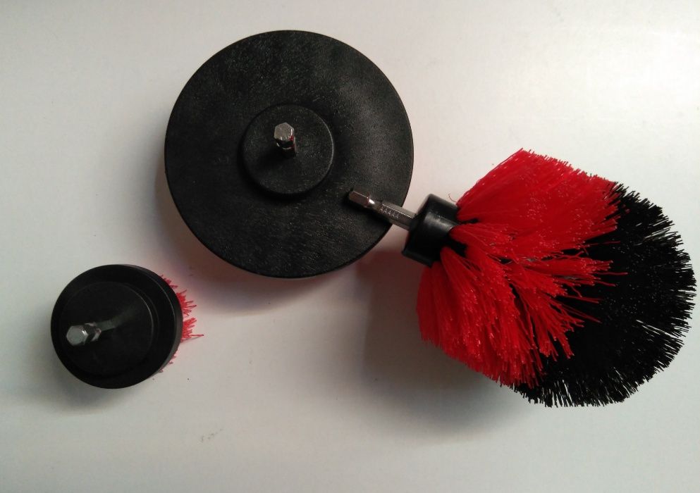 Escovas de limpeza para aplicar no berbequim, lavar carpetes azulejos