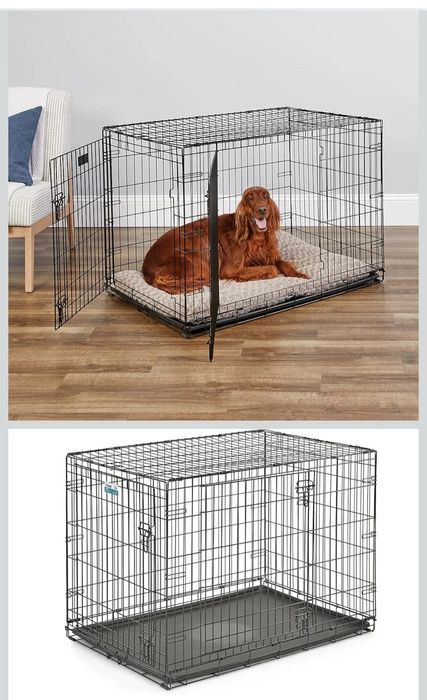 "Crate" Gaiola para cão grande, metálica com divisória amovivel