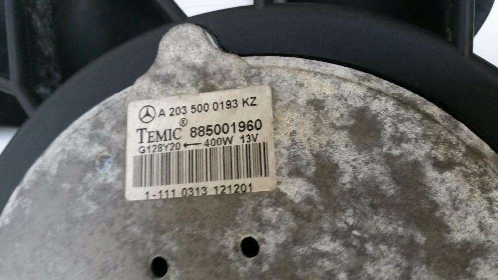 Ventoinha do Radiador - Mercedes Classe C e CLK (W203 W209) Gasolina