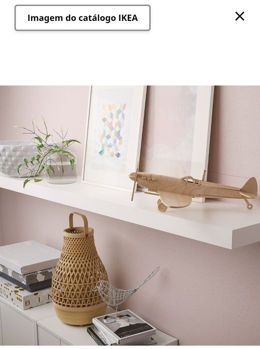 Prateleiras brancas IKEA