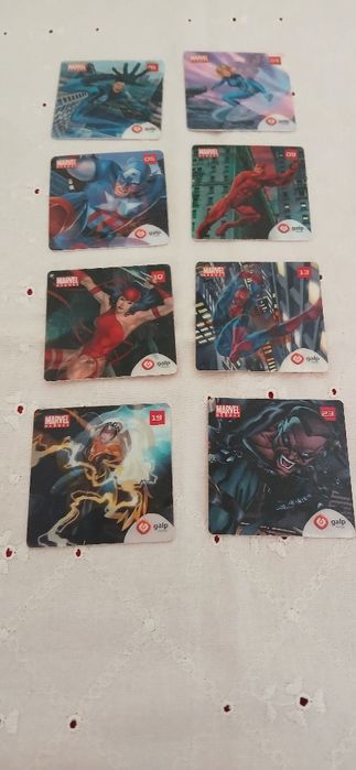 Cromos Holográficos  - Heróis da Marvel