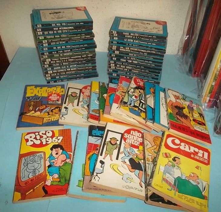 162 Livros de Bolso de Humor Picante e Cartoon anos 50/60/70