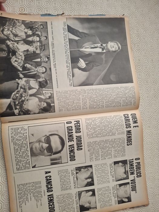 Reviata seculo ilustrado 1968 festival cancao duarte mendes