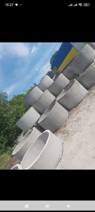 Єврозабор, бетонні огорожі, бетонні кільця.