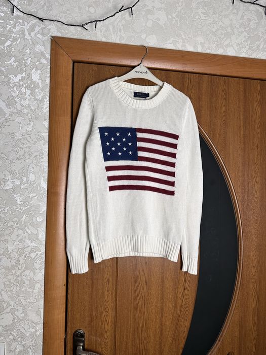Polo Ralph Lauren USA Flag Knit Sweater
