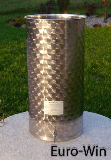 Zbiornik inox Eko -75 L (komplet)-na wino/miód/mleko