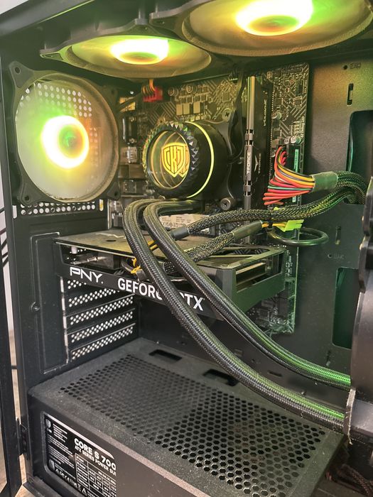 pc gaming completo rtx3060,rgb e watercooling