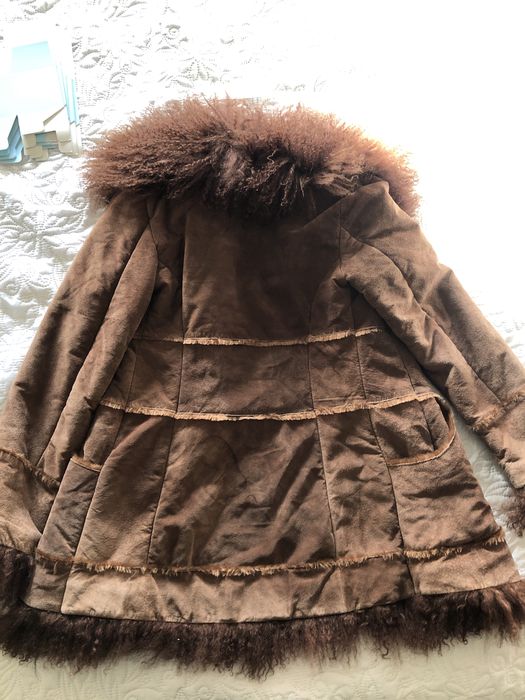 Casaco Mango em pele