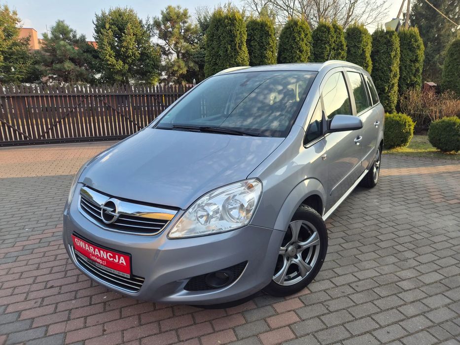 Opel Zafira 1.8,140ps,202tys.km,lift,7-osobowy,serwis,klima,bezwypadkowy OPŁACONY