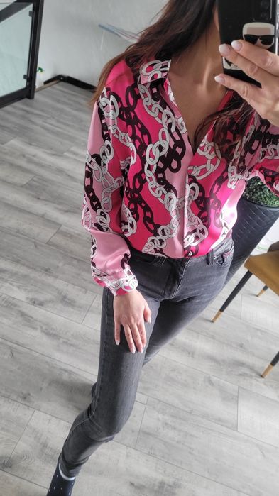 Elegancka koszula bluzka lejąca Dunnes M