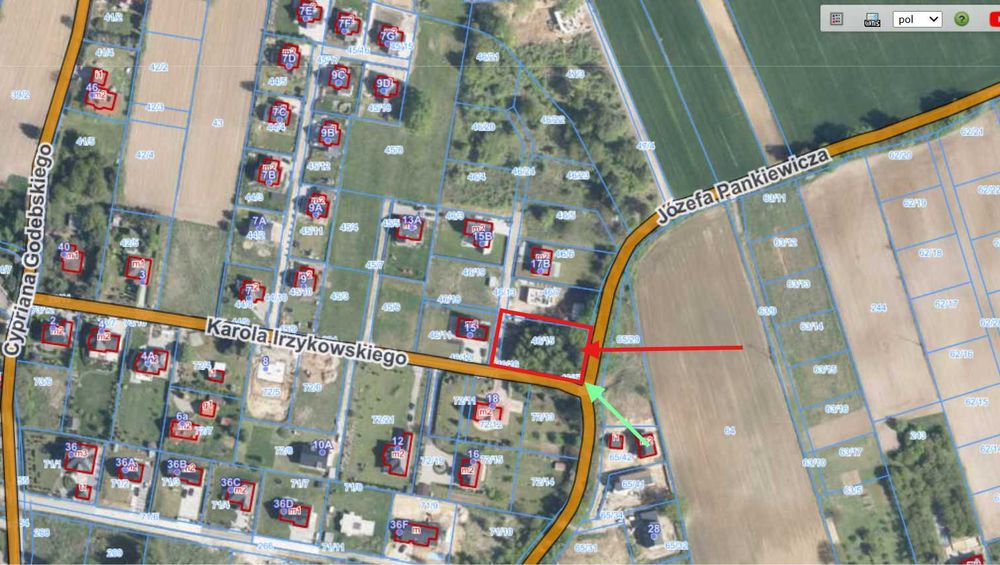 Działka budowlana 13a Kraków Nowa Huta Łuczanowice