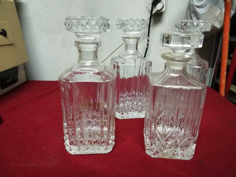 Garrafas de cristal