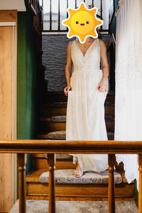 Suknia ślubna Boho, 38 rozm