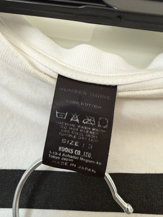number (n)ine logo t-shirt
