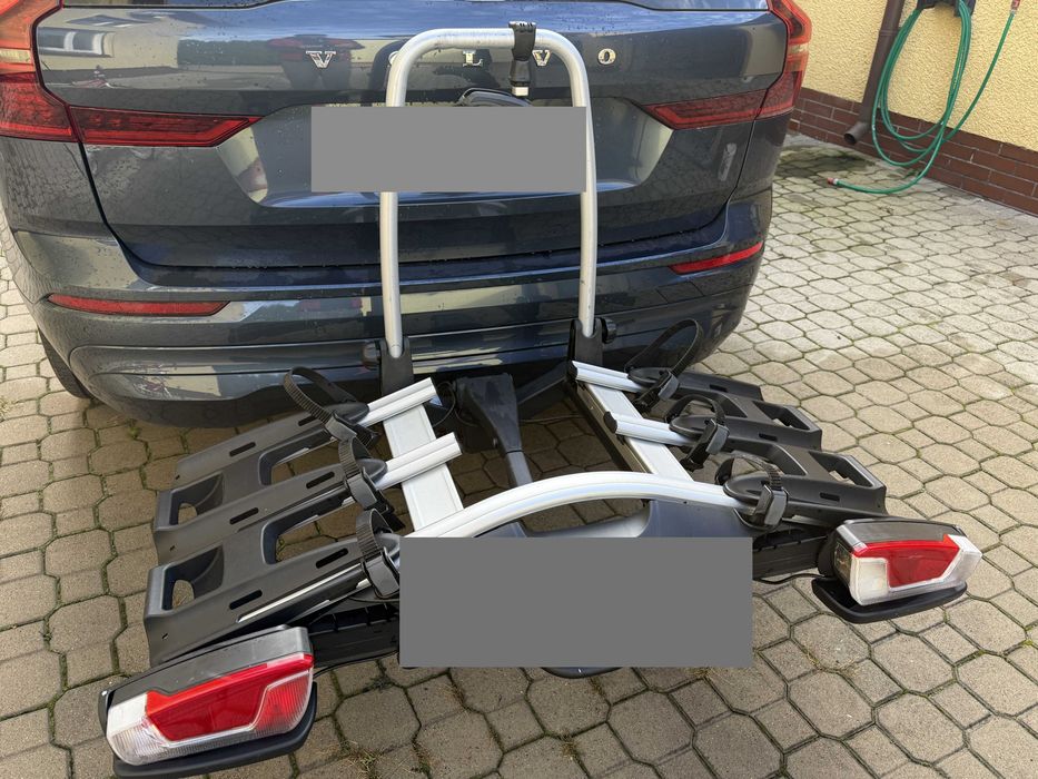 Bagażnik rowerowy na hak Volvo / Thule Coach 276 na 3 rowery, 13-pin, odchylany