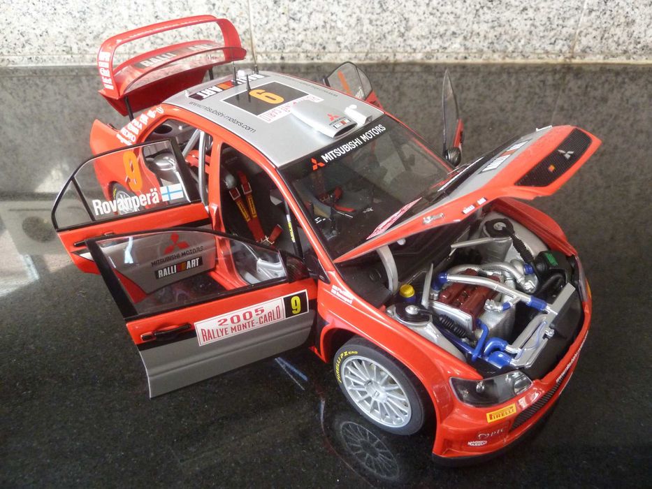 1:18 AutoArt, Mitsubishi Lancer WRC 05, Rally Monte Carlo 2005