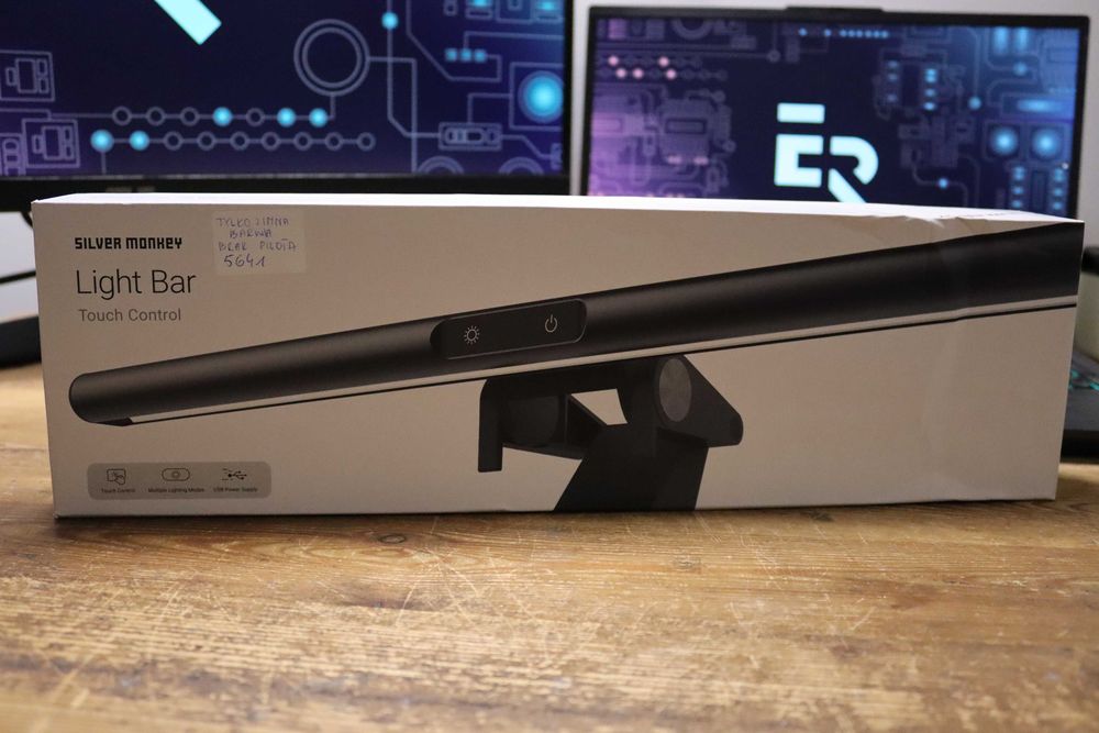 Lampka biurkowa Silver Monkey czarny moc do 5 W (5641)