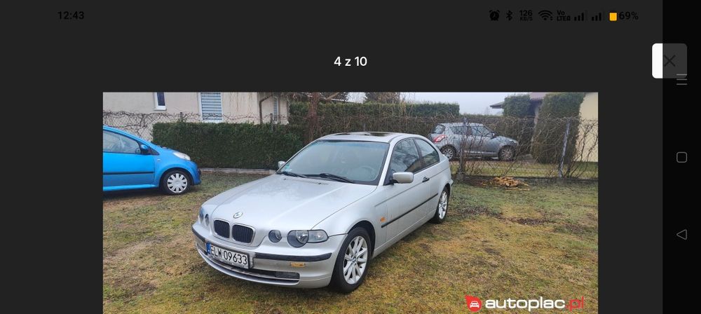 BMW KOMPAKT*2002r*1.8-116koniBENZYNA*229TYSkm*klima*świetnyWYGLAD*zadb