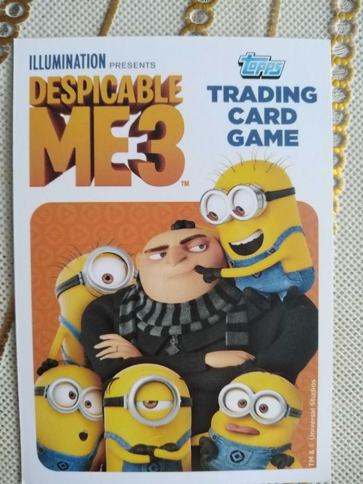 Karty kolekcjonerskie Minionki