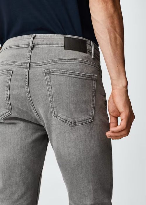 Мужские серые джинсы Mango. Оригинал.