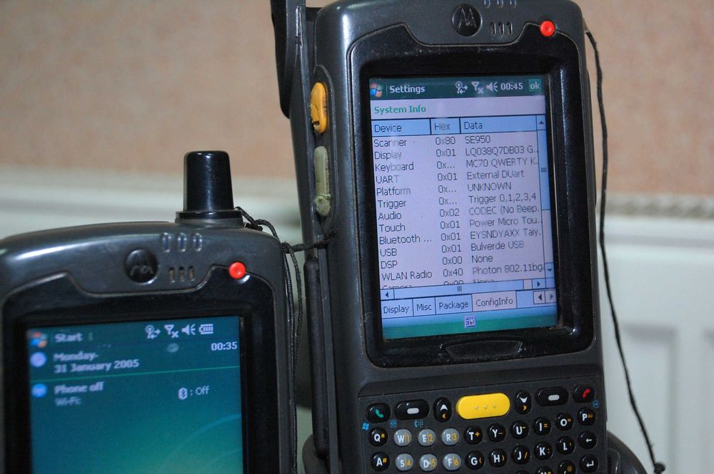 Motorola MC7094 термінал збору даних + СІМ КАРТА GSM, 1D WiFi Win.5