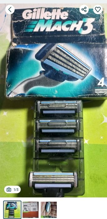 Mach3 Gilette картриджі