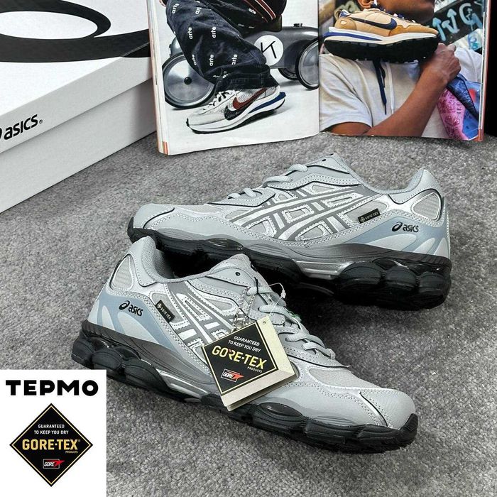 |БЕЗ ПЕРЕДПЛАТИ| Asics Gel-NYC White Steel Grey Gore-Tex 37-46р