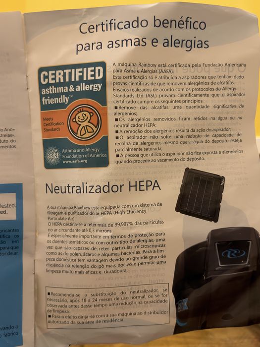 Rainbow SRX - aspirador de pó