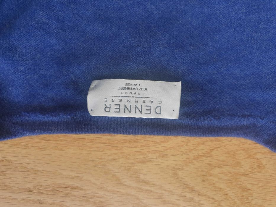 Sweter kardigan 100 % kaszmir L Denner cashmere