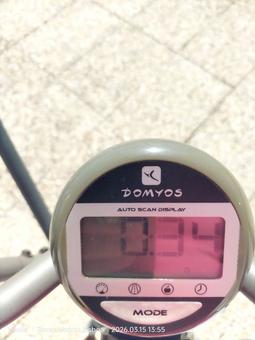 Bicicleta ginásio marcha