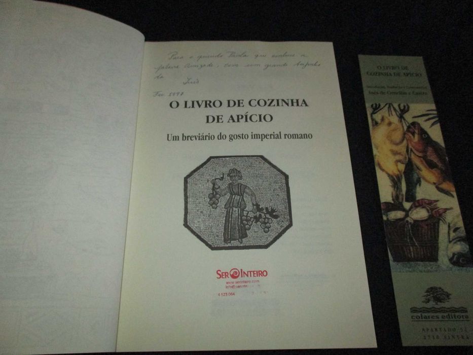 Livro O Livro de Cozinha de Apício Um breviário