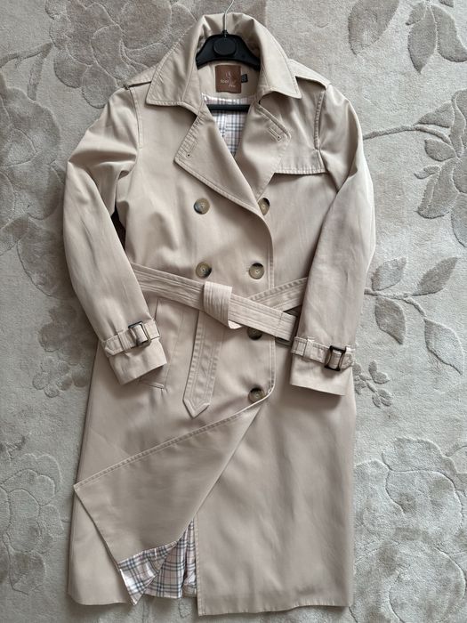 Тренч/плащ (бежевий, жіночий)
