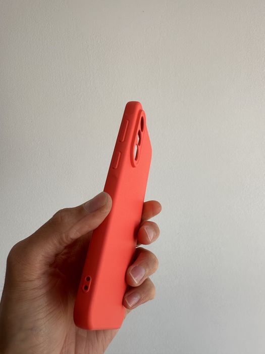 Etui Plecki Silikon pomarańczowe + SZKŁO hartowane do SAMSUNG GALAXY A57