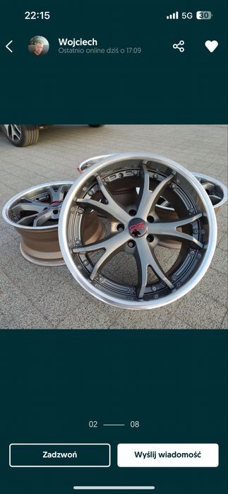 Felgi aluminiowe AEZ ZEUS 5 x 112 dwie szerokosc 18 cali