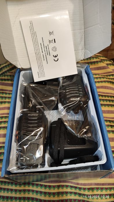 Комплект рацій 4шт Baofeng BF-88E PMR, 1500мАч, до 3км