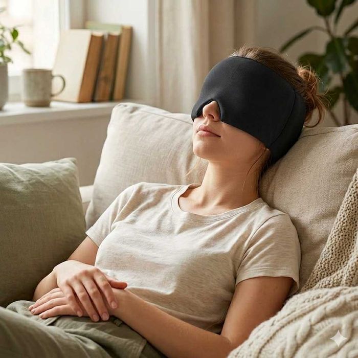 Maska Chłodząca Ulga Migrena Ból Głowy