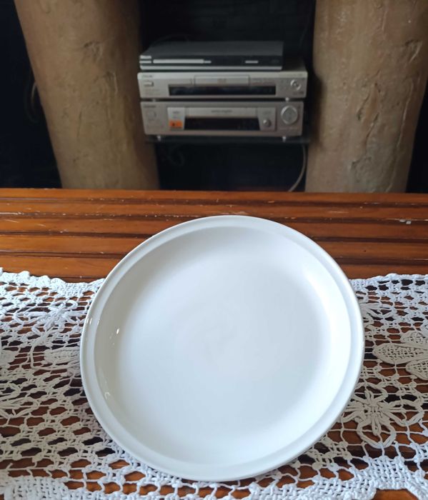 Hotelaria Pratos Cerâmica Diâmetro 20 cm orla alta - 9 unidades Novos