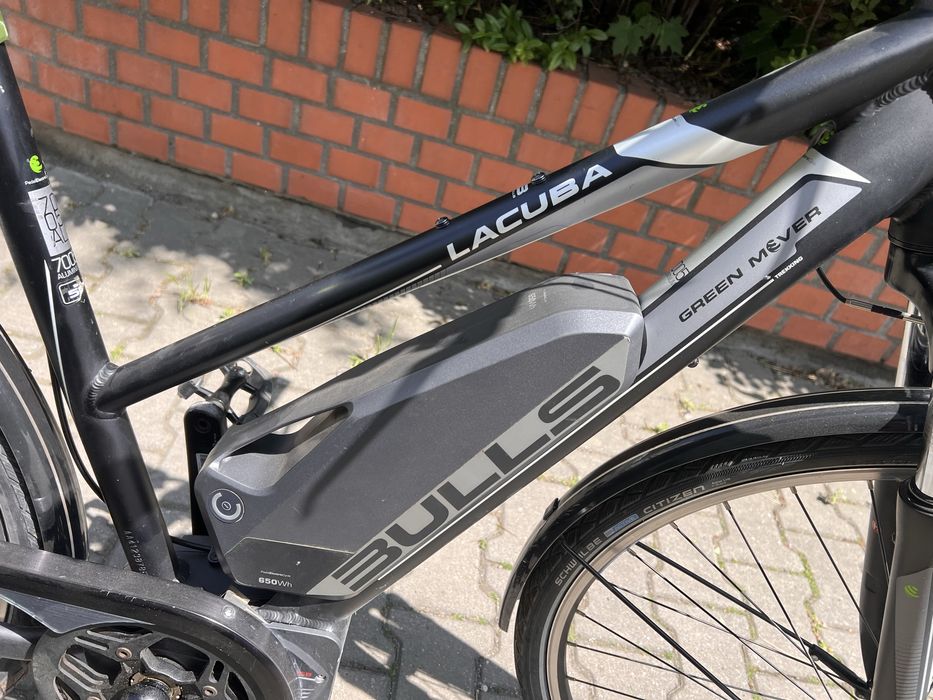 Rower elektryczny BULLS 36V 650WH z silnikiem centralnym BROSE / do naprawy!